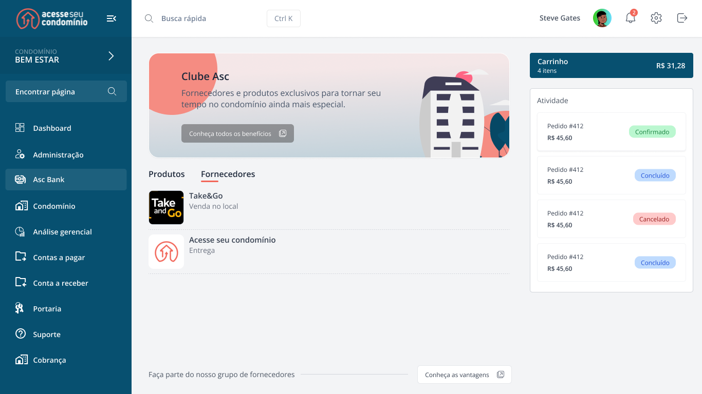 Fornecedores confiáveis e de qualidade